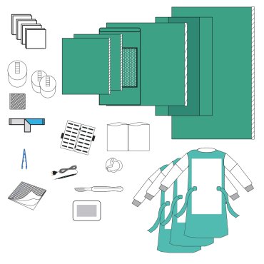 Set steril chirurgical general