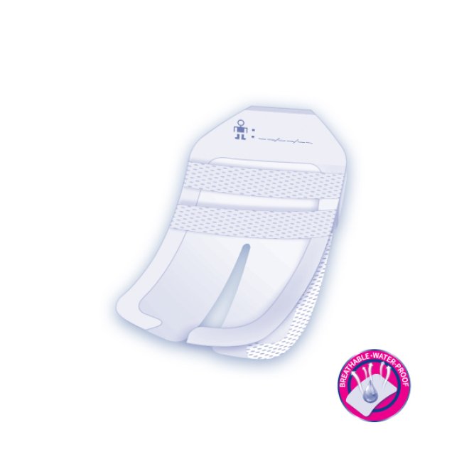 Plasture cu fereastră transparentă pentru fixare branule 7 cm × 8,5 cm, cutie 50 buc