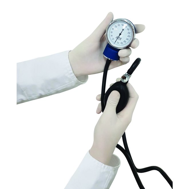 Mănuși examinare latex easyCARE PF, nepudrate, nesterile, mărimea XL, 100 buc