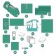 Set campuri sterile pentru chirurgie Cardiovasculara